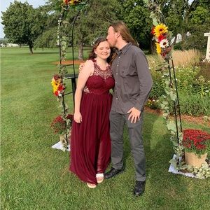 Cozy Triangle Bridesmaid / Prom dress